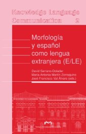 book Morfología y español como lengua extranjera