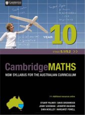 book Cambridge Mathematics NSW Syllabus for the Australian Curriculum Year 10 5.1 and 5.2