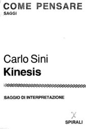 book Kinesis. Saggio di interpretazione