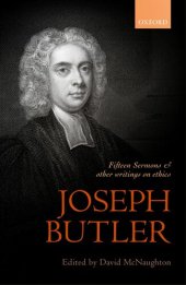 book Joseph Butler: Fifteen Sermons and Other Writings on Ethics