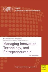 book Managing innovation, technology, and entrepreneurship