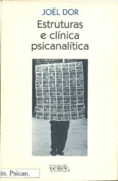 book Estruturas e clínica psicanalítica