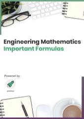 book Engineering Mathematics Important Formulas