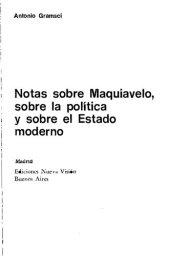 book Notas sobre Maquiavelo, sobre la política y sobre el Estado moderno