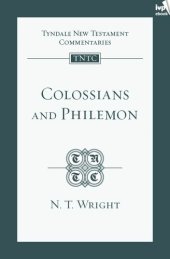 book Colossians & Philemon (TNTC)