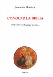 book Conocer la Biblia: Iniciación a la Sagrada Escritura