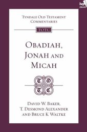 book Obadiah (TOTC)