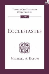 book Ecclesiastes (TOTC)