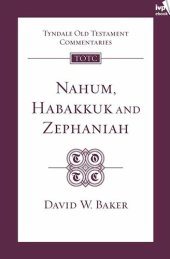 book Nahum, Habakkuk, Zephaniah (TOTC)