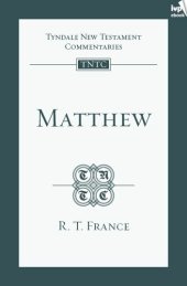 book Matthew (TNTC)