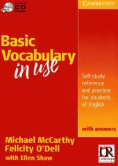 book Basic Vocabulary in Use with Answers Student's Book with Ans w/ Audio CD