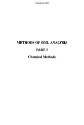 book Methods of Soil Analysis, Part 3: Chemical Methods (SSSA Book Series)