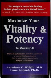 book Maximize Your Vitality & Potency for Men Over 40