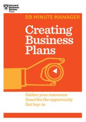 book Creating Business Plans (HBR 20-Minute Manager Series)