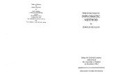 book The Evolution of Diplomatic Method