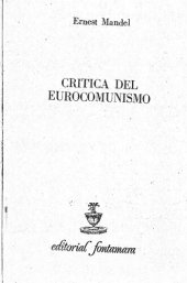 book Crítica del Eurocomunismo