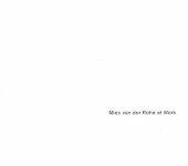 book Mies Van Der Rohe at Work