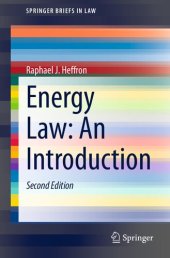 book Energy Law: An Introduction