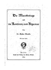 book Die Marokkofrage und die Konferenz von Algeciras