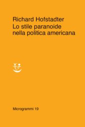 book Lo stile paranoide nella politica americana