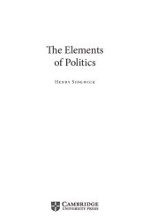 book The Elements of Politics