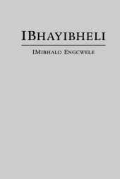 book IBhayibheli ImiBhalo Engcwele