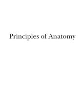 book Principles of Anatomy