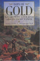 book Days of Gold: The California Gold Rush and the American Nation