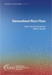 book Generalized Ricci Flow