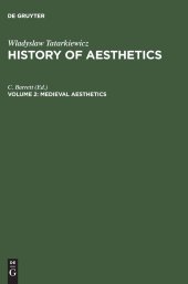 book History of Aesthetics, Volume 2: Medieval Aesthetics