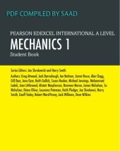 book Edexcel International A Level Mathematics Mechanics 1 Student Book: Student Book