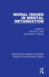 book Moral Issues in Mental Retardation