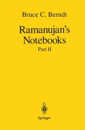 book Ramanujan’s Notebooks: Part II