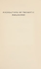 book Foundations of Thomistic Philosophy