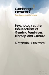 book Psychology at the Intersections of Gender, Feminism, History, and Culture