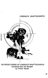 book The Prose Poems of Lokenath Bhattacharya