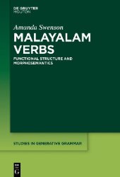 book Malayalam Verbs: The Functional Structure and Morphosemantics