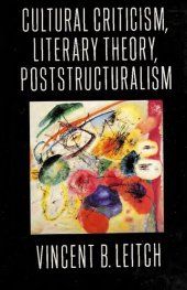 book Cultural Criticism, Literary Theory, Poststructuralism