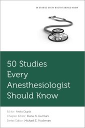 book 50 Studies Every Anesthesiologist Should Know
