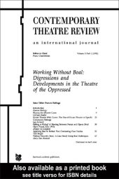 book Working Without Boal: Digressions and Developments in the Theatre of the Oppressed