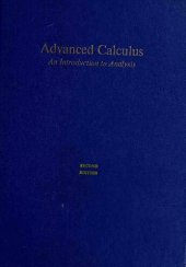 book Advanced Calculus