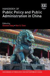 book Handbook of Public Policy and Public Administration in China