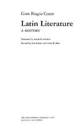 book Latin Literature: A History