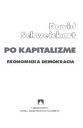 book Po kapitalizme. Ekonomická demokracia