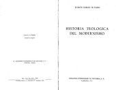 book Historia teológica del modernismo