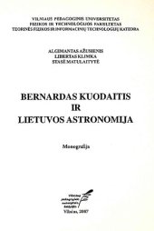 book Bernardas Kuodaitis ir Lietuvos astronomija