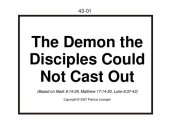 book The Demon the Disciples Could Not Cast Out