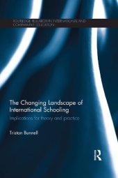 book The Changing Landscape of International Schooling: Implications for theory and practice