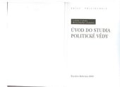 book Úvod do studia politické vědy