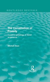 book The Constitution of Poverty: Towards a Genealogy of Liberal Governance